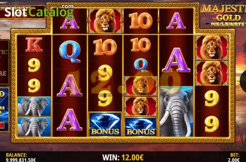 Скрин4. Majestic Gold Megaways слот