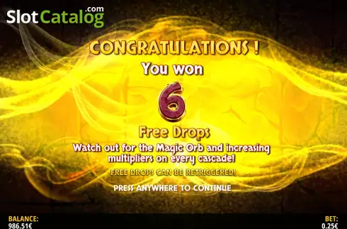 Скрин6. The Magic Orb Hold & Win слот