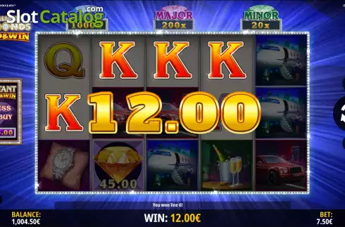 Скрин4. Brilliant Diamonds: Hold & Win слот