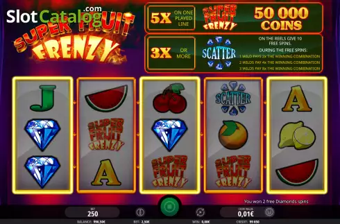 Скрин4. Super Fruit Frenzy слот