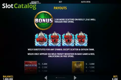 Скрин8. Ocean Hunter (iSoftBet) слот