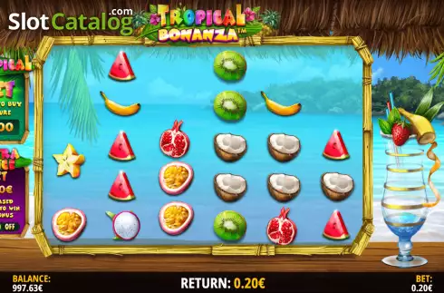 Скрин4. Tropical Bonanza (iSoftBet) слот
