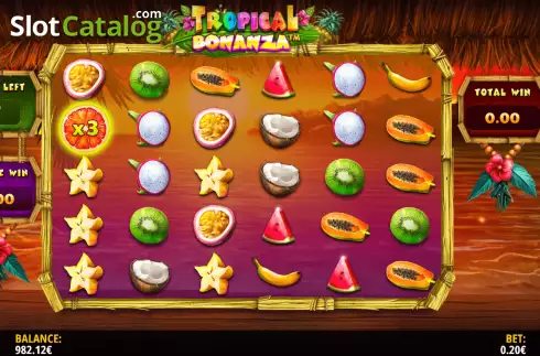 Скрин7. Tropical Bonanza (iSoftBet) слот