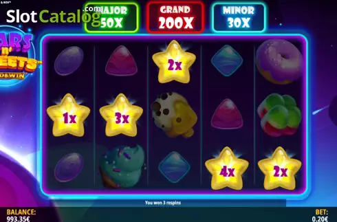 Скрин5. Stars n’ Sweets Hold and Win слот