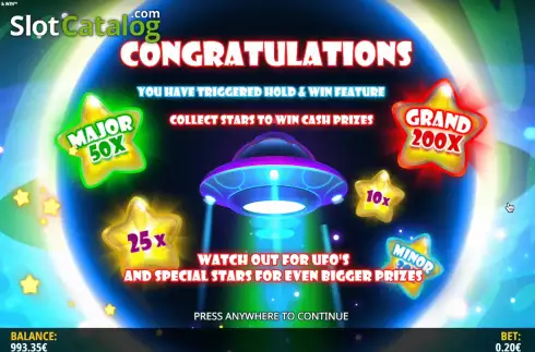 Скрин6. Stars n’ Sweets Hold and Win слот