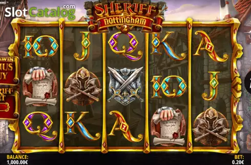 Скрин3. Sheriff of Nottingham 2 слот