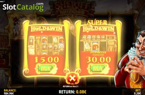 Скрин6. Sheriff of Nottingham 2 слот