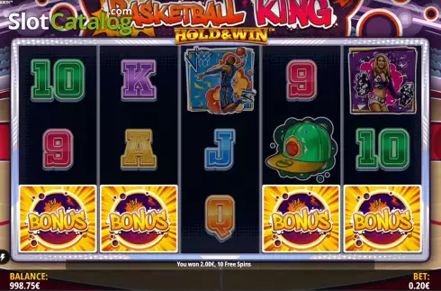 Скрин5. Basketball King Hold and Win слот