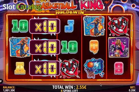 Скрин7. Basketball King Hold and Win слот