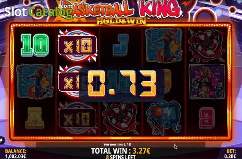 Скрин8. Basketball King Hold and Win слот
