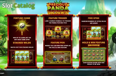 Скрин2. Precious Panda: Hold & Win слот