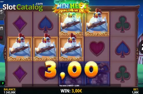 Скрин4. Hen Heist Hold & Win слот