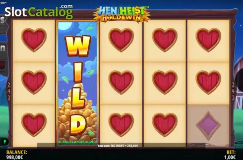 Скрин6. Hen Heist Hold & Win слот