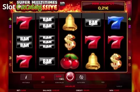 Скрин2. Super Multitimes Progressive HD слот