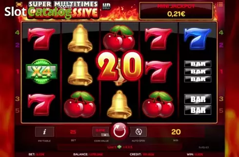 Скрин3. Super Multitimes Progressive HD слот