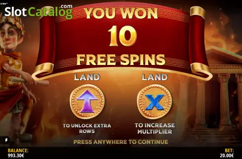 Скрин7. Rise of Rome Hold & Win слот