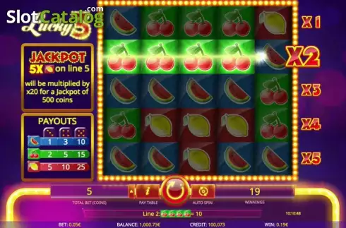 Скрин2. Lucky3 слот