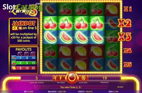 Скрин3. Lucky3 слот