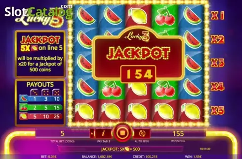 Скрин5. Lucky3 слот