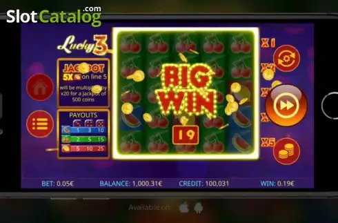 Скрин8. Lucky3 слот