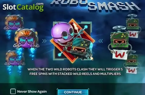 Скрин2. Robo Smash слот