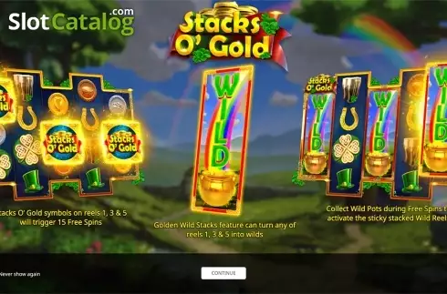 Скрин2. Stacks O'Gold слот
