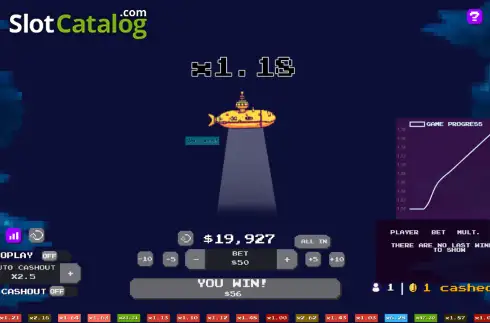Скрин3. Submarine Crash слот