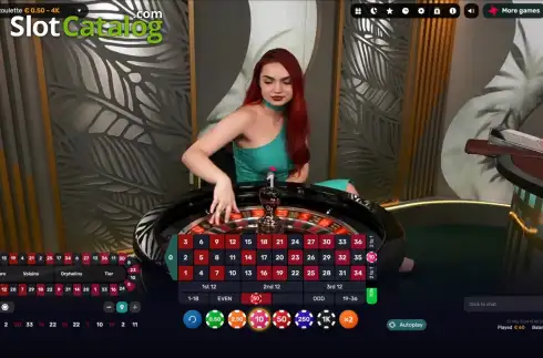 Скрин2. Live Roulette (Iconic21) слот