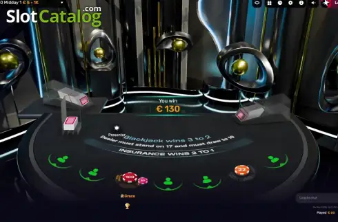 Скрин3. Blackjack 360 слот