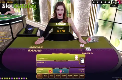 Скрин3. Andar Bahar (Iconic21) слот