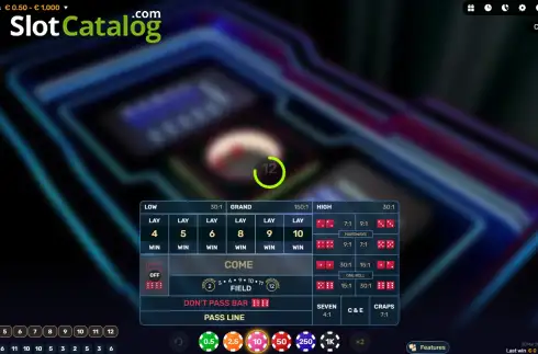 Скрин2. Bubble Craps слот