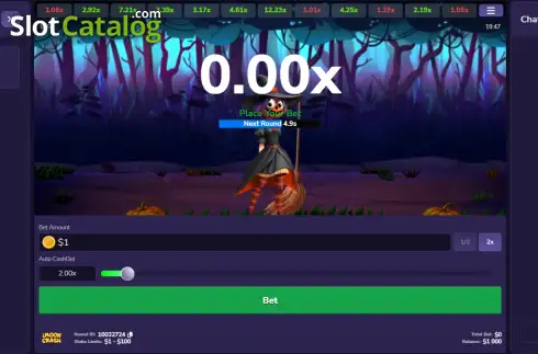 Скрин2. Crash Witch слот