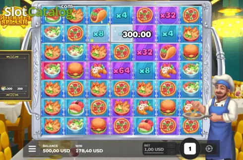 Скрин3. Gourmet Splash слот
