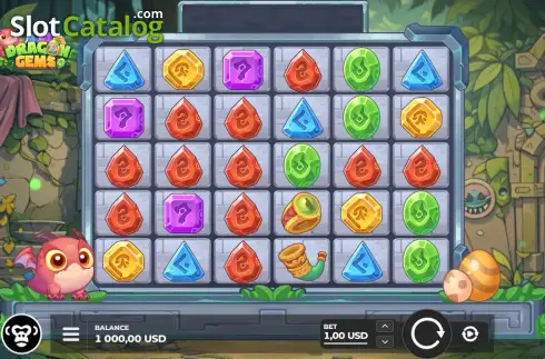 Скрин2. Dragon Gems (Incredible Games) слот