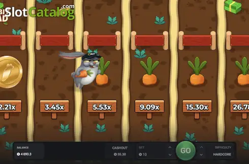 Скрин3. Rabbit Road слот