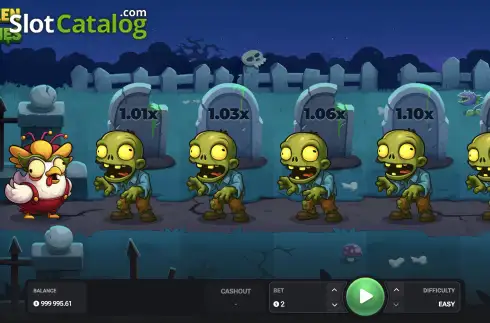 Скрин2. Chicken vs Zombies слот