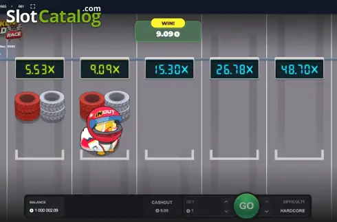Скрин3. Chicken Road Race слот