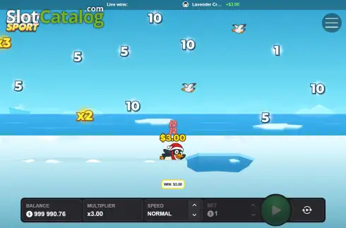 Скрин3. Pengu Sport слот