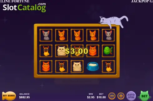 Скрин3. Feline Fortune слот