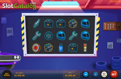 Скрин2. Nitro Rush слот