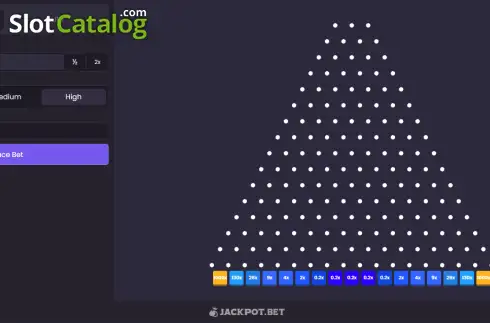 Скрин2. Plinko (Jackpot Originals) слот