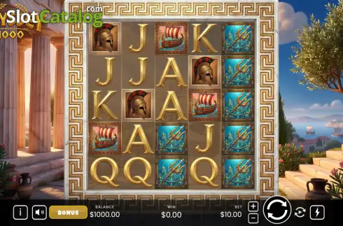 Скрин2. Odyssey 1000 слот