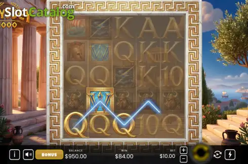 Скрин3. Odyssey 1000 слот