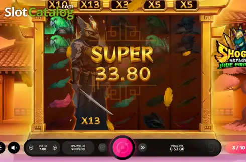 Скрин3. Shogun Skylord Jade Empres слот