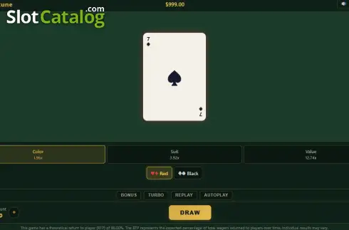 Скрин2. Card Fortune слот