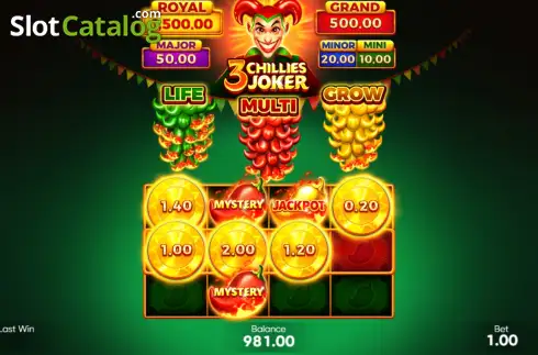 Скрин3. 3 Chillies Joker слот