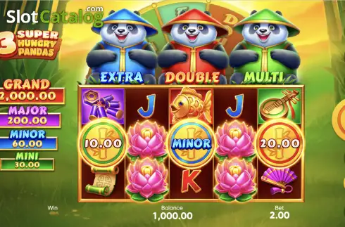 Скрин3. 3 Super Hungry Pandas слот