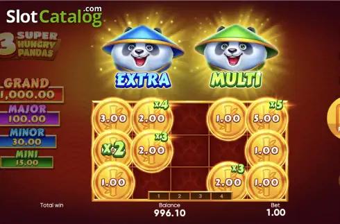 Скрин4. 3 Super Hungry Pandas слот