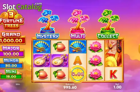 Скрин2. 3 Fortune Trees слот