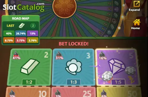 Скрин2. Money Wheel (KingMidas Games) слот